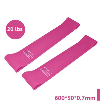 Portable Resistance Band Women'S Squat Hips Tension Bands Gym Yoga Equipment Tension Slim Legs Slim Hands Elastic Circle