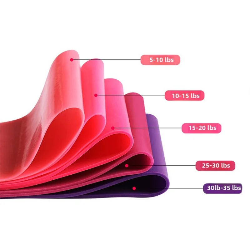 شريط مقاومة محمول للنساء، أشرطة شد القرفصاء والوركين، معدات اليوجا في صالة الألعاب الرياضية، شد الساقين النحيفتين، اليدين النحيفتين، دائرة مرنة