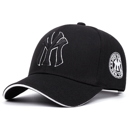 MY Baseball Cap – Stylish Adjustable Snapback Hats for Men & Women | Letter Embroidery Outdoor Caps with Sunscreen Protection