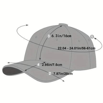 MY Baseball Cap – Stylish Adjustable Snapback Hats for Men & Women | Letter Embroidery Outdoor Caps with Sunscreen Protection