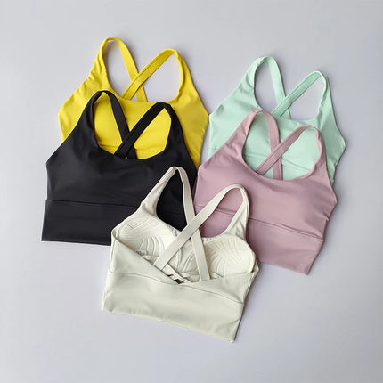 All-in-One High-Intensity Sports Bra – Shockproof Running, Yoga & Fitness Bra for Summer