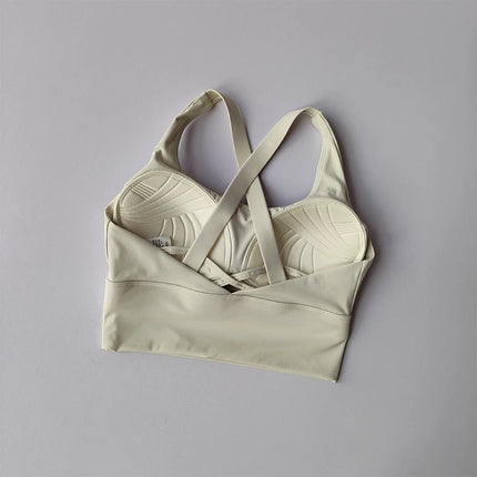 All-in-One High-Intensity Sports Bra – Shockproof Running, Yoga & Fitness Bra for Summer